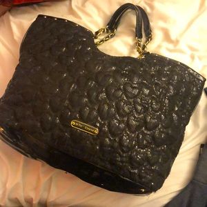 Betsey black sequin bag